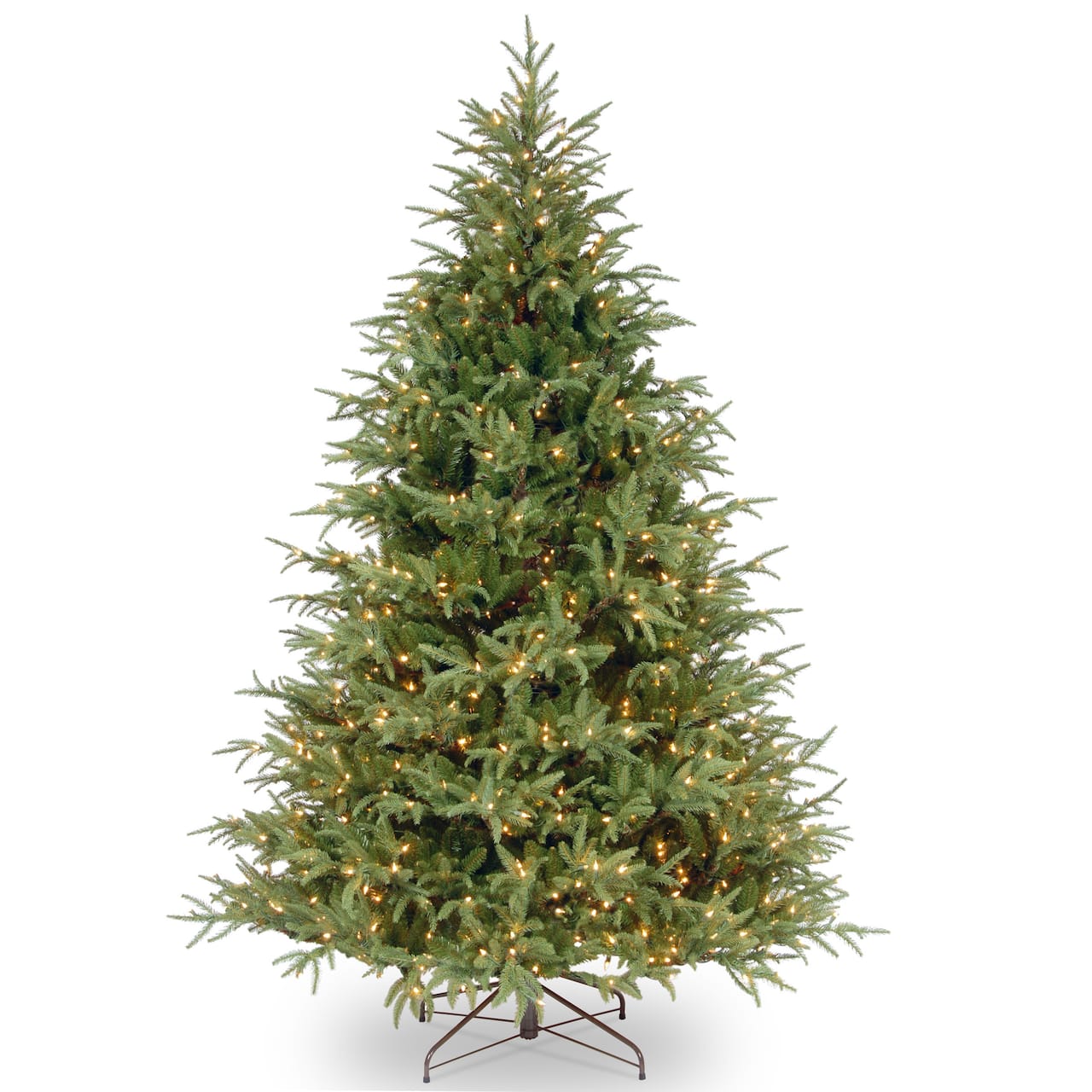 7.5 Ft. Pre-Lit Feel Real® Frasier Grande Full Artificial Christmas Tree, Clear Lights